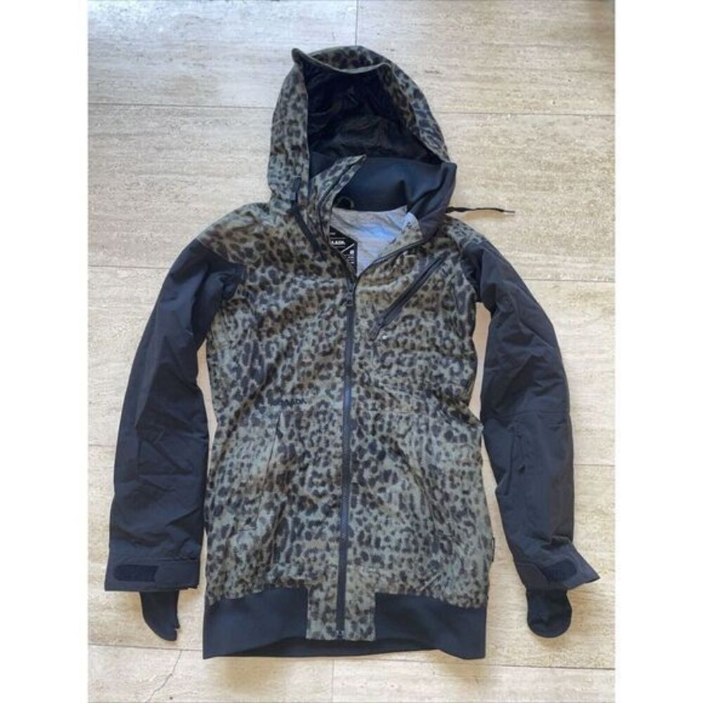 Armada Snowboard Jacket Women S Insulated Waterproof Powder Skirt Green Black‎